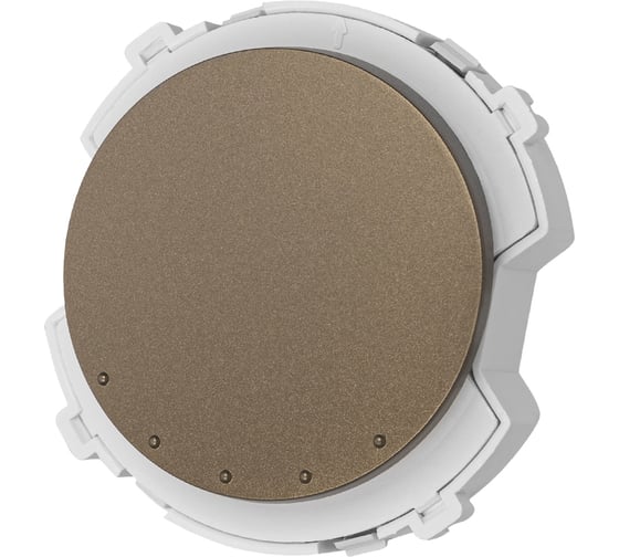 Изображение товара 1-клавишный выключатель TDM ELECTRIC 16а, 250в, проходной, бронза, "байкал" SQ1819-0431