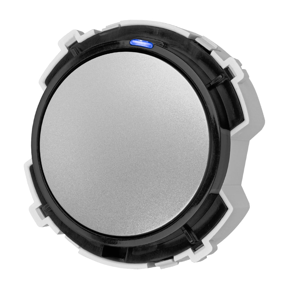 Изображение товара Выключатель проходной 1-клавишный TDM ELECTRIC IP20 16А серия Байкал платина SQ1819-0323