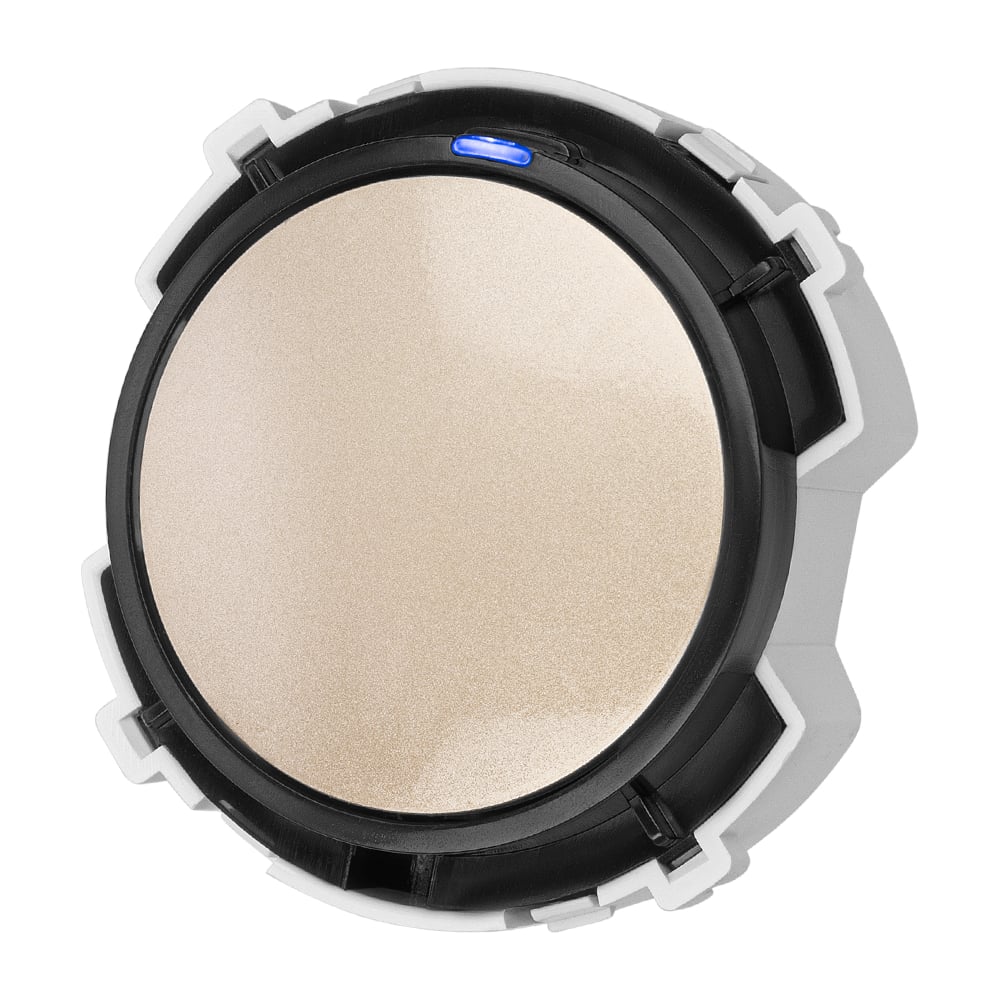 Изображение товара Выключатель проходной 1-клавишный TDM ELECTRIC серия Байкал шампань SQ1819-0523