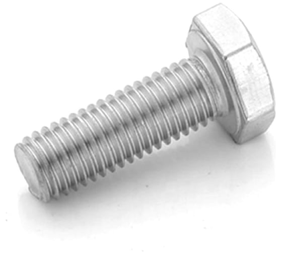 Изображение товара Болт с шестигранной головкой R2R полная резьба, din 933, 8.8, цинк, м6x20 мм, 100 шт. 9500-BI03106020Z