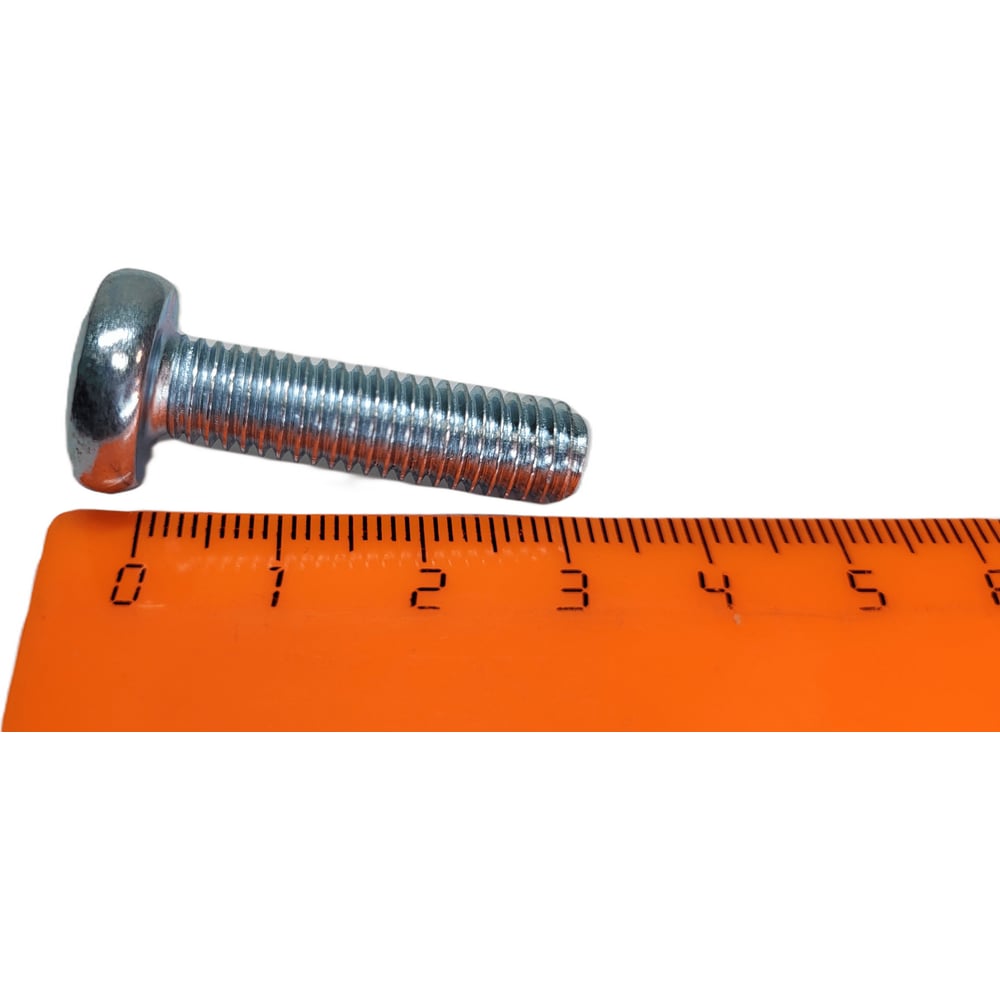 Изображение товара Винт с полуцилиндрической головкой M8x30 4.8 цинк 100 шт R2R DIN 7985