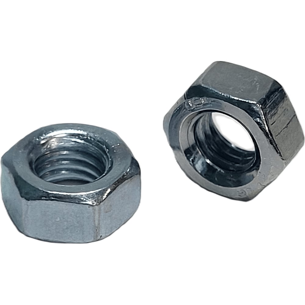 Изображение товара Гайка R2R DIN 934 8.0 М6 цинк 10 шт - надежный крепеж для строительства