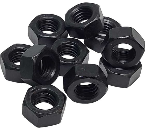 Изображение товара Гайка шестигранная R2R din 934, к.п 10, фосфат, м12, 10 шт. 9700-Gk07012000F