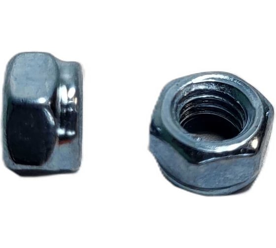 Изображение товара Гайка шестигранная самоконтрящаяся R2R нейлон, din 985, цинк, м5, 20 шт. 9700-Gk09005Z
