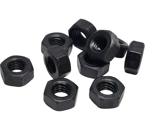 Изображение товара Гайка шестигранная R2R din 934, к.п 10, фосфат, м6, 10 шт. 9700-Gk07006000F