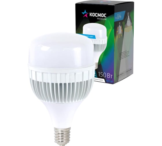 Изображение товара Светодиодная лампа КОСМОС PREMIUM HWLED 150W 220V E40 6500K KHWLED150WE4065