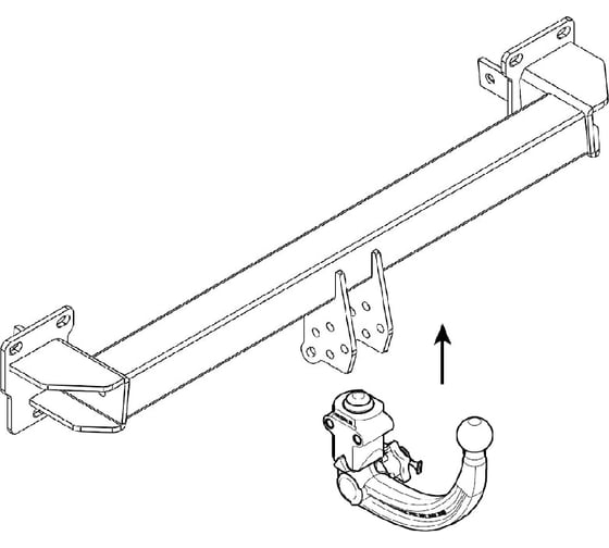 Изображение товара Фаркоп WESTFALIA на Mercedes-Benz GLB-Class X247 08/2019- тип шара AV 313689600001