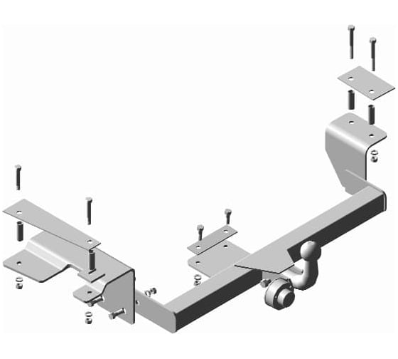 Изображение товара Фаркоп Трейлер для ВАЗ Lada Priora хетчбек, 2007-2012, ВАЗ 2112, 2007- тип шара H 2172