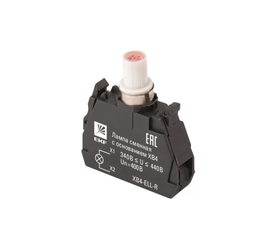 Изображение товара Сменная лампа c основанием EKF XB4, красная, 400В, PROxima SQ XB4-ELL-R