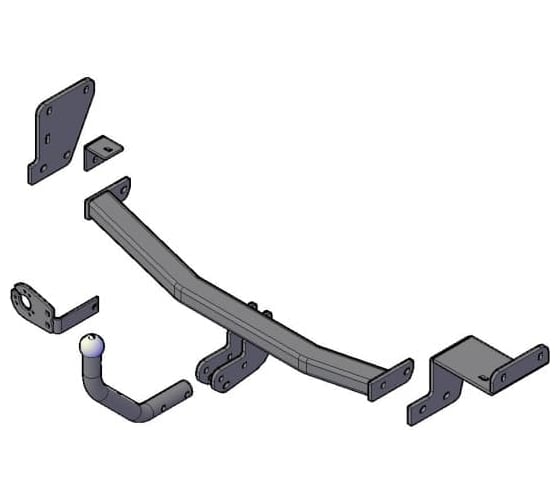 Изображение товара Фаркоп Трейлер для Kia Ceed хетчбек 2012-2015, Hyundai i30 хетчбек 2012-2015, тип шара A 7352