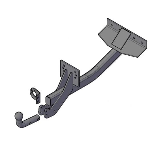 Изображение товара Фаркоп Трейлер для Daewoo Matiz 2000-2015, Ravon Matiz 2015-2016, тип шара A 7420