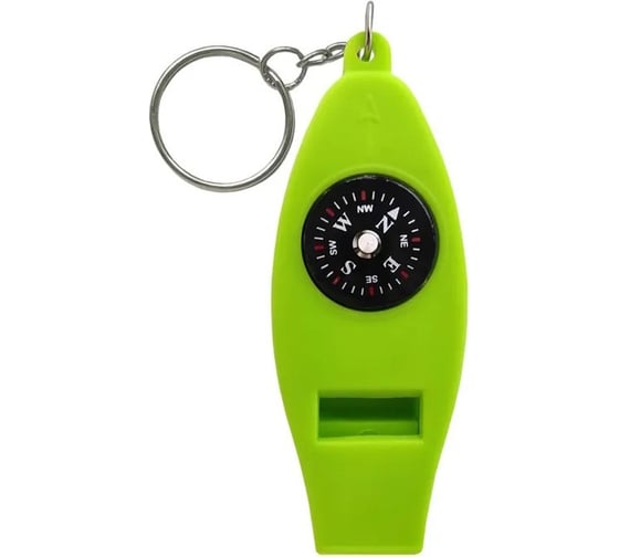 Изображение товара Свисток с 4 функциями SOLARIS зеленый S6704green