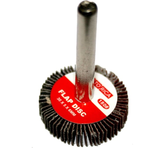 Изображение товара Абразивный лепестковый круг 30x5x6 мм, P180 Rotorica RT.46430057