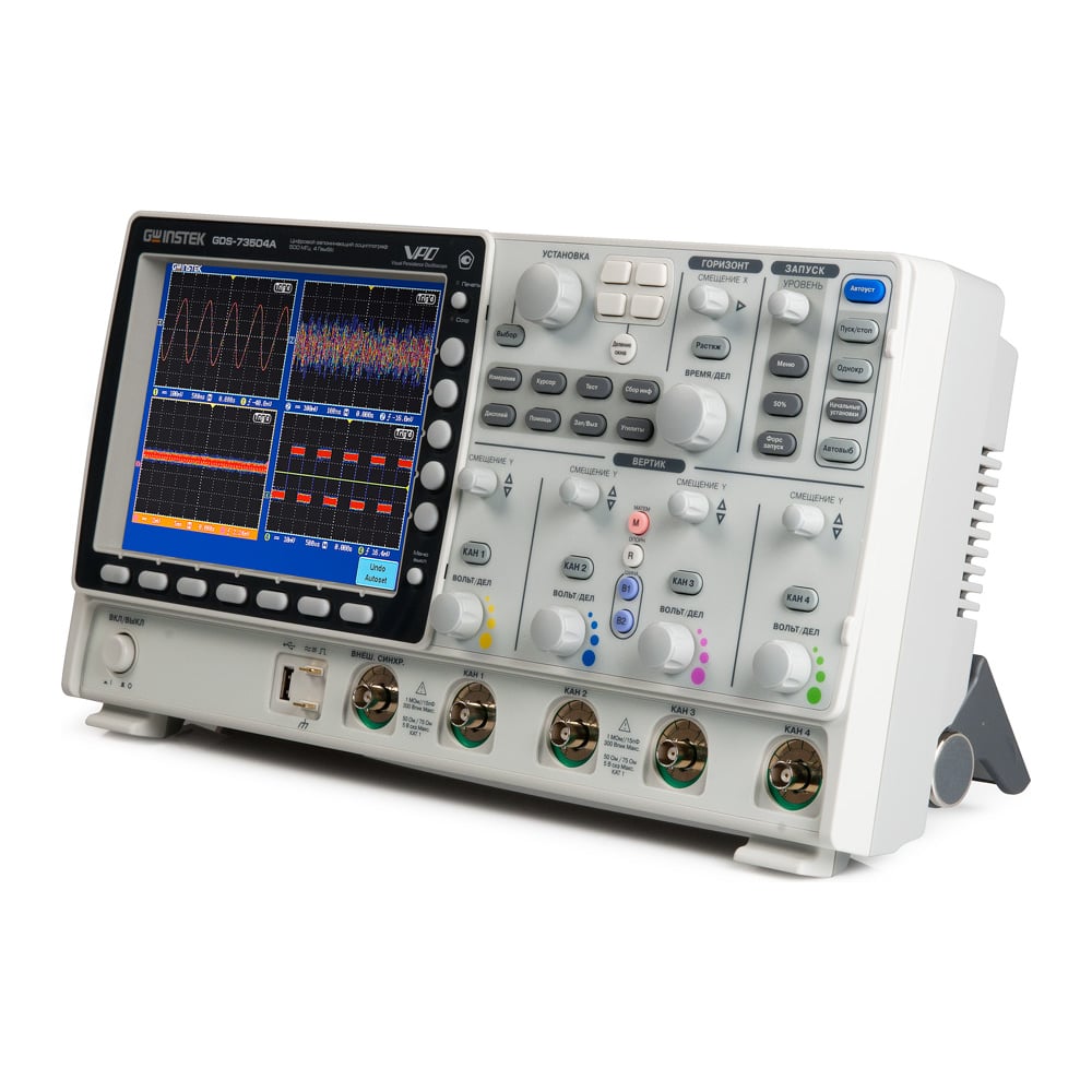 Изображение товара Осциллограф GW Instek GDS-73502A с диапазоном до 500 МГц