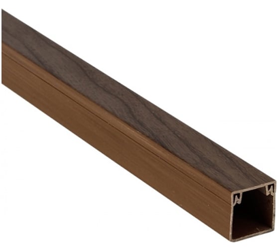 Изображение товара Кабель-канал EKF 16x16, темное дерево, 42 шт по 2 м kk-16-16d