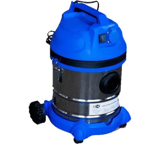 Изображение товара Строительный пылесос TOR TVC20 1400 Вт, с розеткой 220 В 1035971