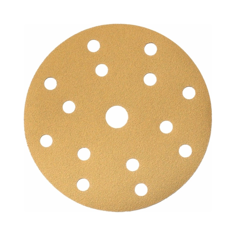 Изображение товара Круг абразивный GOLD LINE 150 мм R80 15 отверстий 100 шт