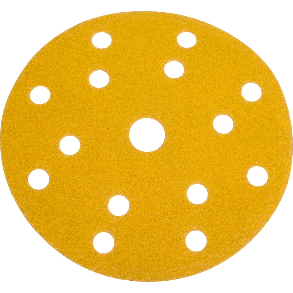 Изображение товара Круг абразивный GOLD LINE 150 мм Р180 15 отверстий 100 шт