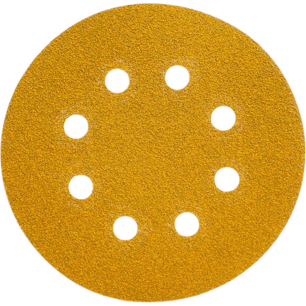 Изображение товара Круг абразивный GOLD LINE 125 мм R80 8 отверстий 100 шт