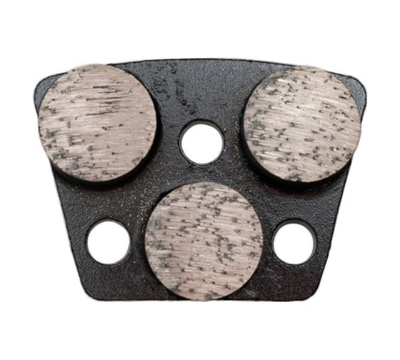 Изображение товара Сегмент трехточечный шлифовальный зернистость 16, для среднего бетона Rodiama 240001