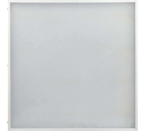 Изображение товара Светодиодный светильник ЭРА spo930150k038 38вт, 5000к, 3990лм, 595x595x45, ip54, призма, 2 шт в упаковке Б0058097