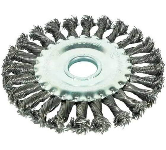 Изображение товара Щетка-крацовка дисковая стальная проволока 200 мм для ушм GROSSMEISTER 021028005