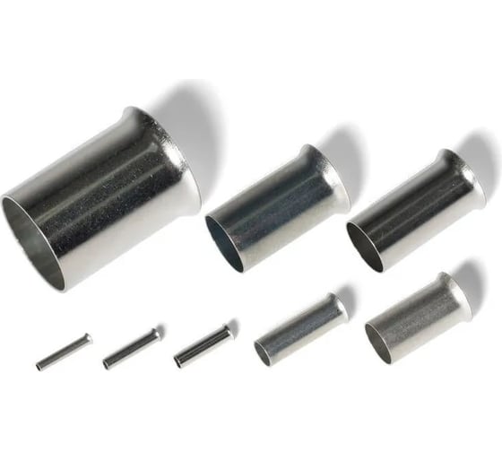 Изображение товара Штыревой втулочный неизолированный наконечник (ншв) DORI 2,5мм2, l=10 мм, 100шт 41948