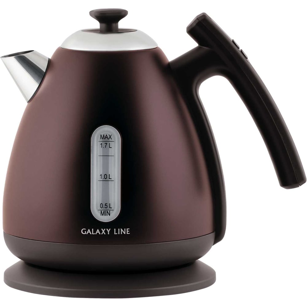 Изображение товара Чайник Galaxy LINE GL 0343 2200 Вт шоколадный корпус 1 7 л Изображение товара Чайник Galaxy LINE GL 0343 2200 Вт шоколадный корпус 1 7 л