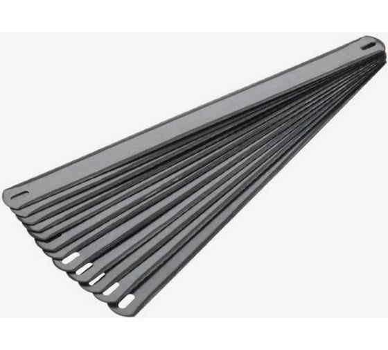 Изображение товара Полотна широкие двухсторонние для ножовок по металлу каленый зуб, 24 TPI, 300 мм, 12 шт ЛОМ 5224311