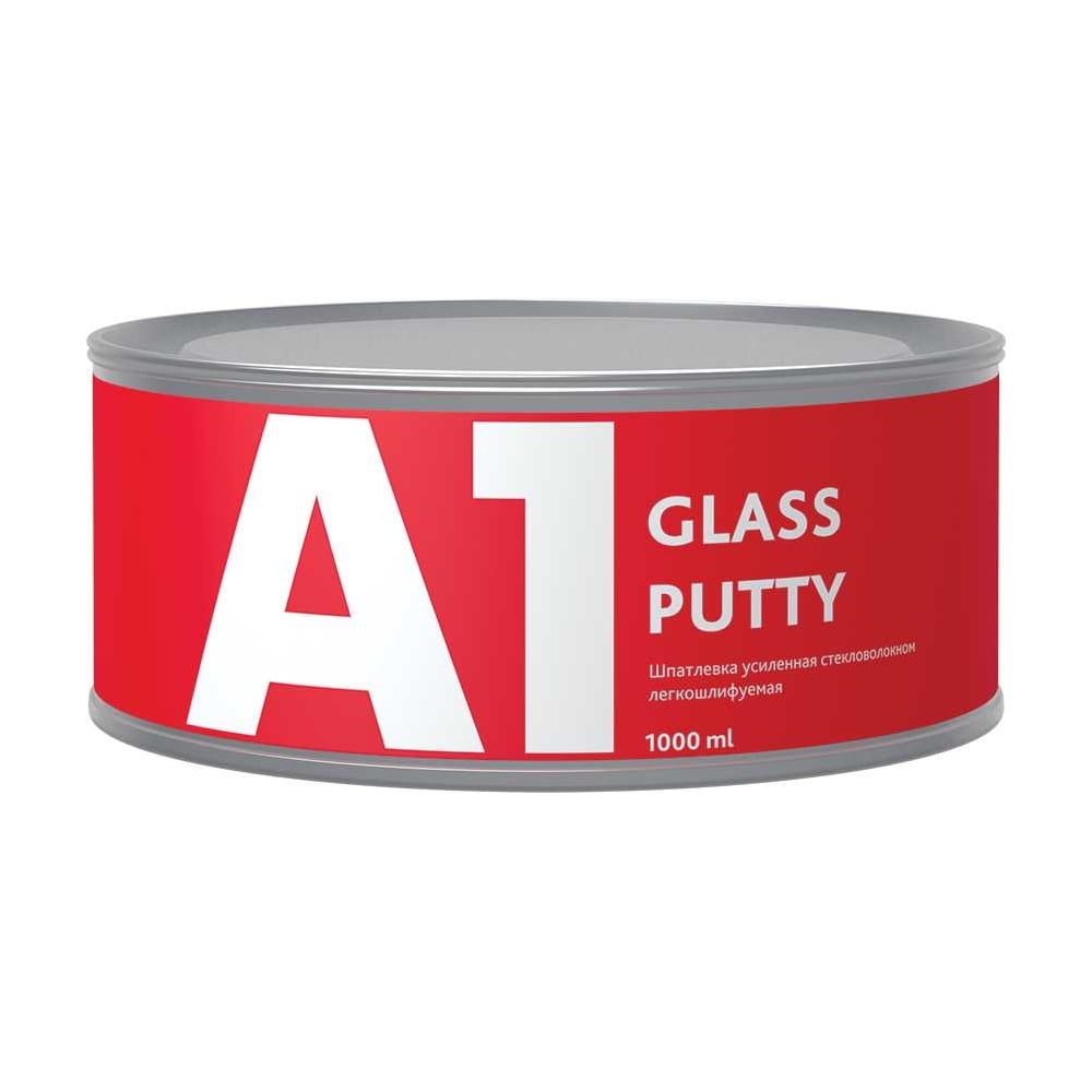 Изображение товара Шпатлевка усиленная стекловолокном A1 GLASS PUTTY 1000мл для профессиональных работ