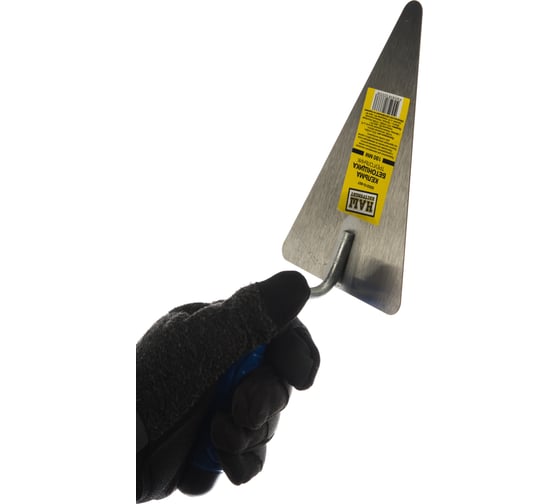 Изображение товара Кельма бетонщика USP Треугольник 180 мм, деревянная ручка 05038