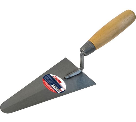 Изображение товара Кельма бетонщика USP Треугольник 200 мм, деревянная ручка 05040