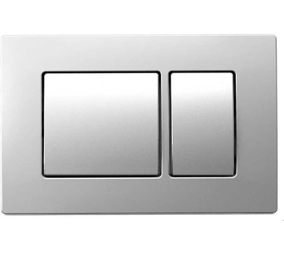 Изображение товара Панель смыва Azario хром матовый, квадратная AZ-8200-0030 00079941