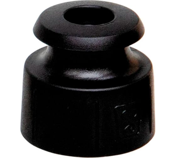 Изображение товара Изолятор Retro Electro черный, пластик, 10 шт 2256018 2264094