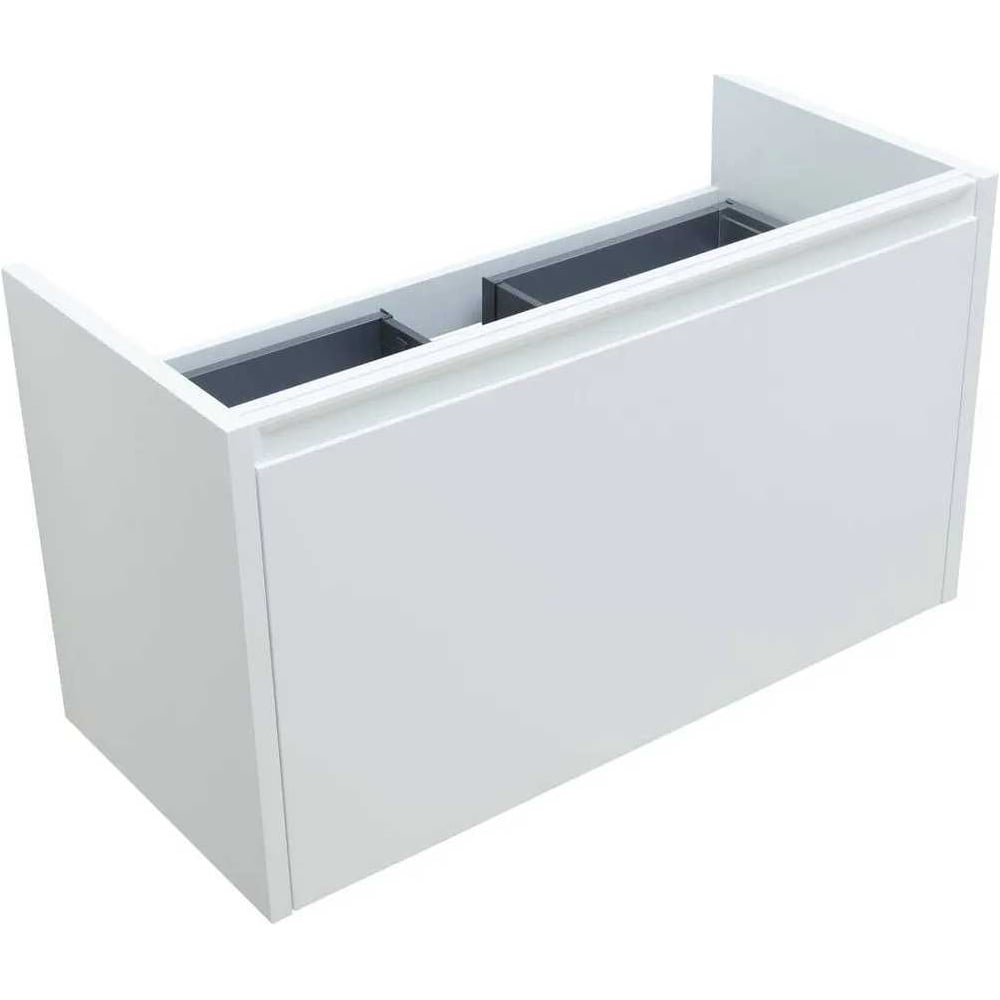 Изображение товара Тумба для ванной ALLEN BRAU FANTASY 100 белый матовый подвесная с 2 ящиками