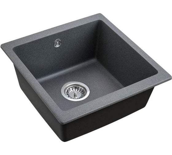 Изображение товара Кухонная мойка EMAR кварцевая EMQ-1455.P Антрацит