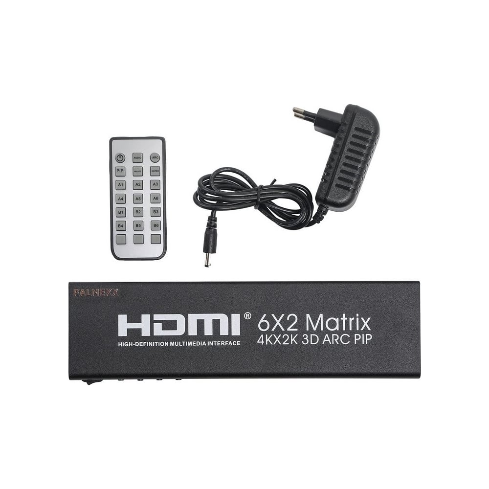 Изображение товара Матрица PALMEXX AYM6x2V14 6HDMI 2HDMI 3D ARC PIP 4K 30Hz