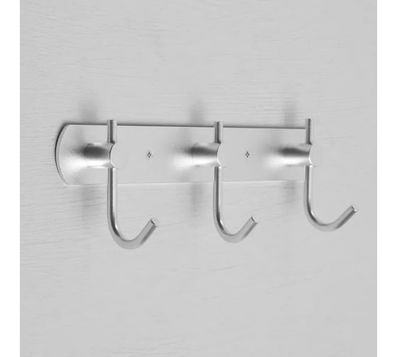 Изображение товара Вешалка с тремя крючками CAPPIO VC100 матовый хром 9704007