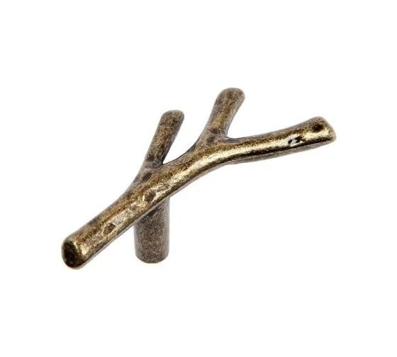 Изображение товара Ручка-кнопка CAPPIO Ветка старинная бронза 7097215