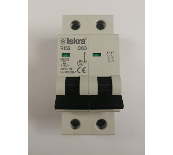 Изображение товара Автомат модульный iskra RI52-C63 УТ-00023859