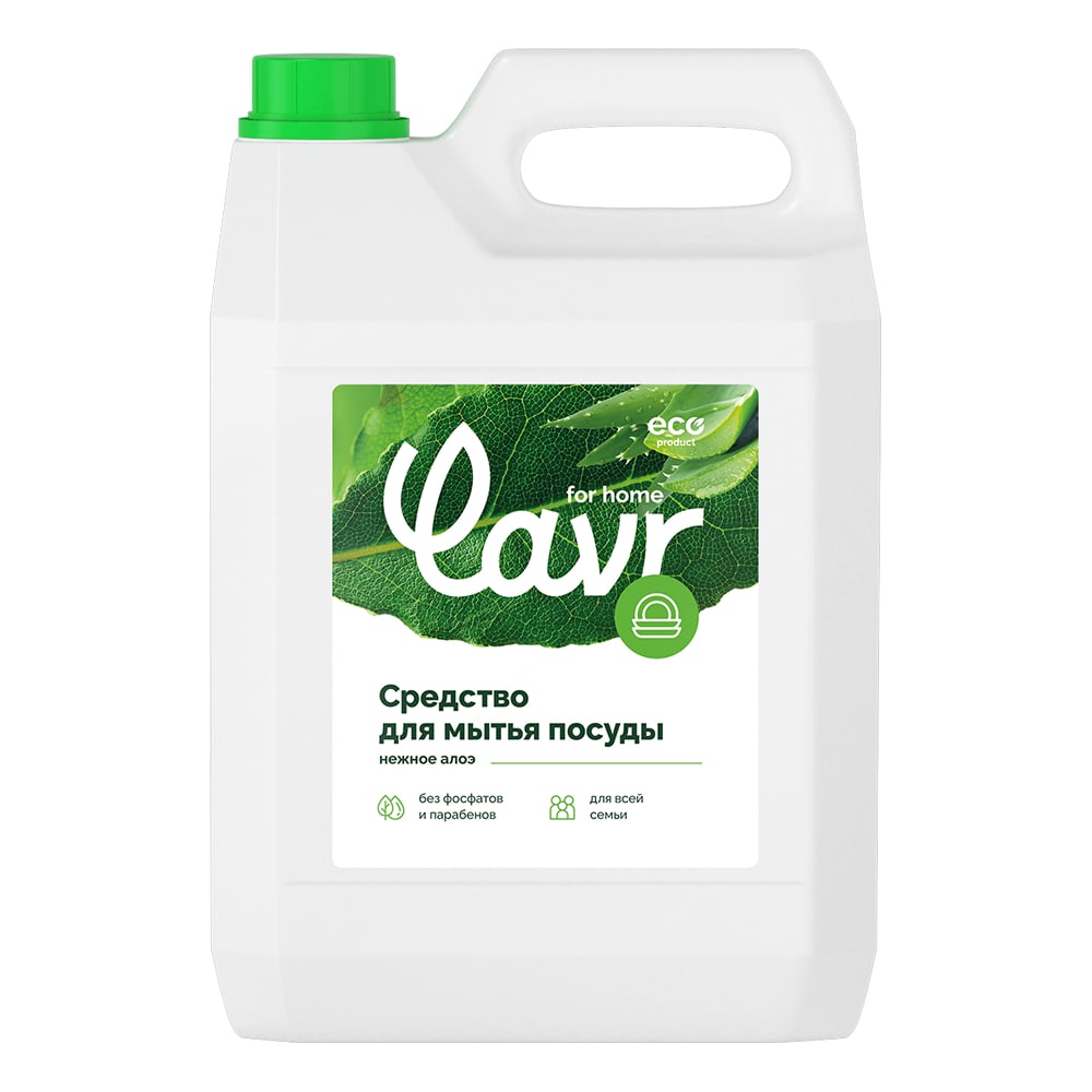 Изображение товара Средство для мытья посуды LAVR for home Алоэ вера 5 л 3103