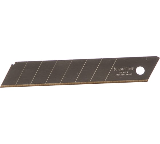 Изображение товара Лезвия сегментированные сменные SOLINGEN (5 шт; 18 мм; 8 сегментов; покрытие TiN) Kraftool 09605-TIN-18-S5_z02