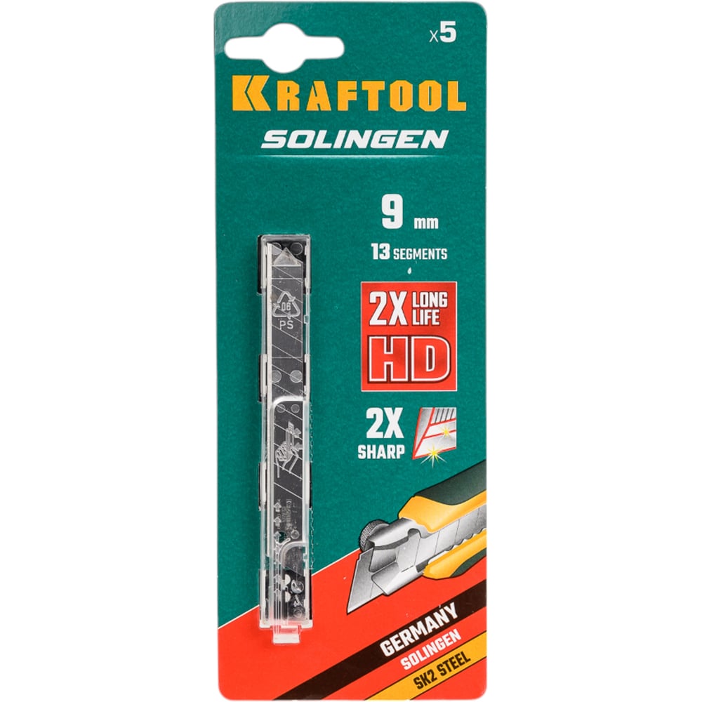 Сегментные лезвия Сегментированные сменные лезвия KRAFTOOL SOLINGEN 09601-09-S5_z02