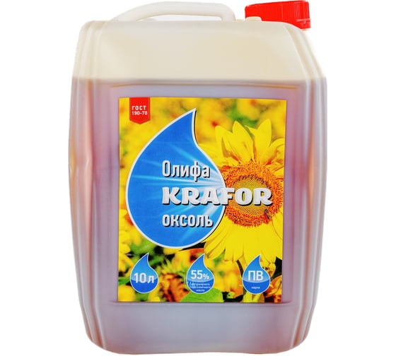 Изображение товара Олифа KRAFOR ОКСОЛЬ 10 л 1 29972
