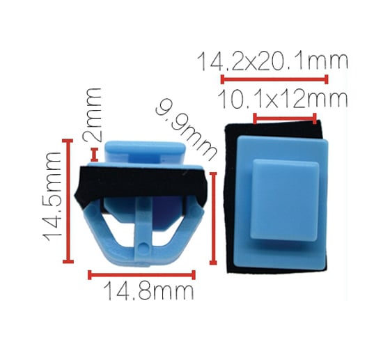 Изображение товара Клипса крепежная для а/м Hyundai, KIA молдинга, дуг, арок 877561f000 10 шт в 1 уп Nord-Yada 909472