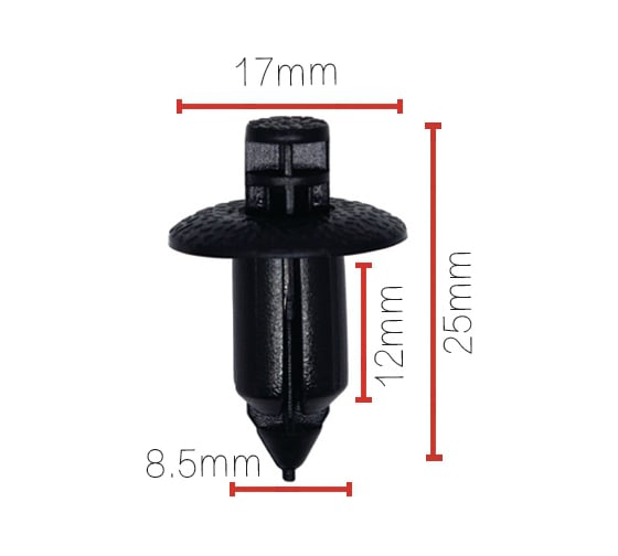 Изображение товара Клипса крепежная для а/м Hyundai, KIA отделки, внутренней ручки 91505sl0003 10 шт в 1 уп Nord-Yada 909444