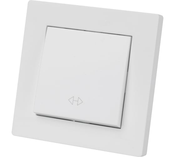 Изображение товара 1-клавишный перекрестный выключатель TDM ELECTRIC 10а, белый, "сенеж" SQ1816-0019