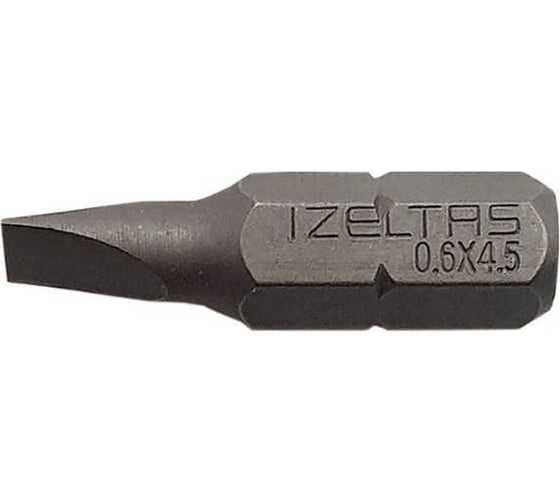 Изображение товара Бита 1/4", SL 4.5x0.6x25 мм IZELTAS 4810200645
