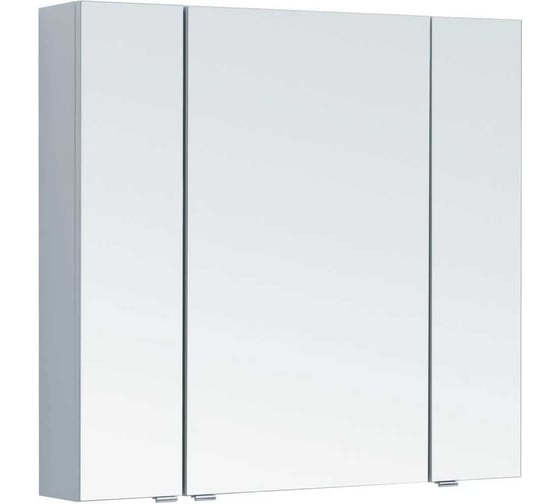 Изображение товара Зеркальный шкаф Aquanet Алвита new 90 серый 00303895
