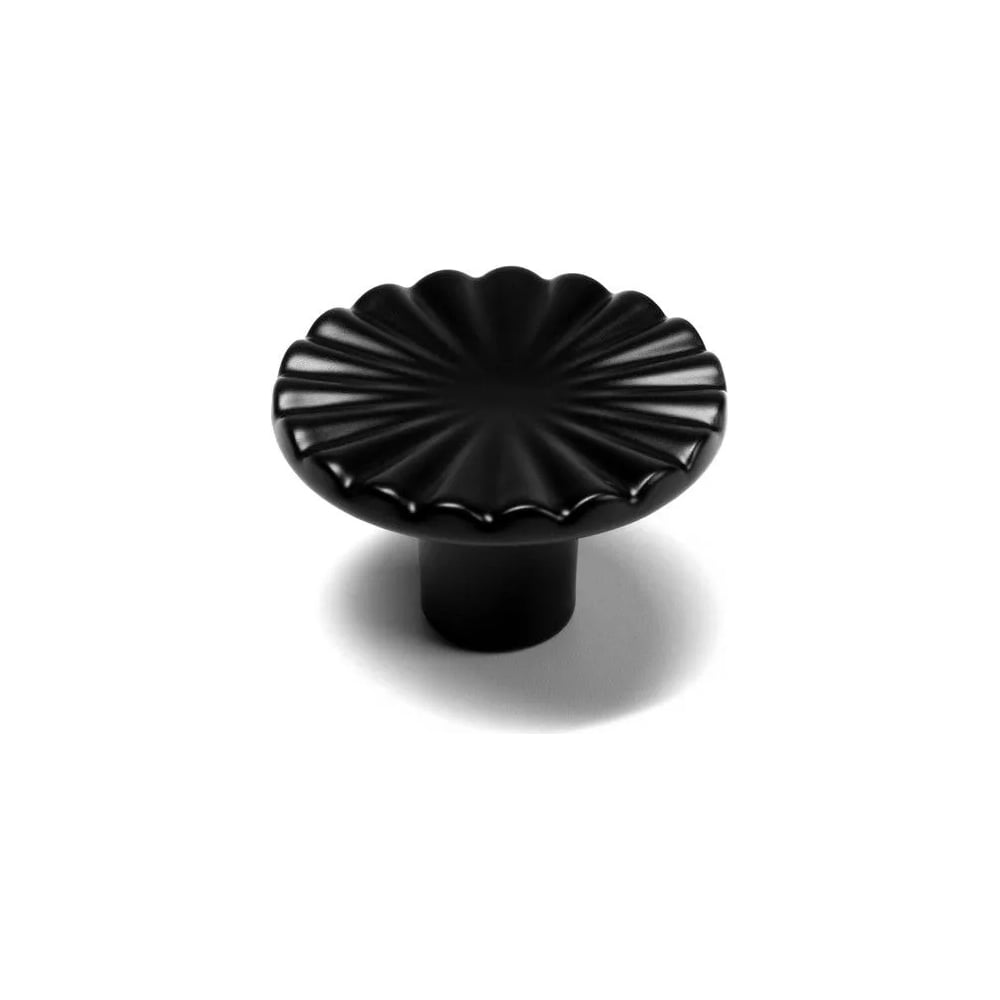 Изображение товара Ручка-кнопка CAPPIO диаметр 36 мм черная современная мебельная кнопка